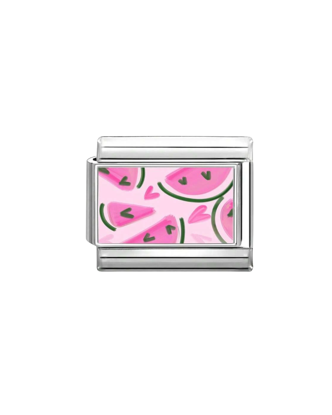 Pink watermelon charm