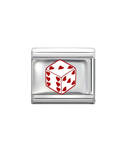 Heart dice Charm