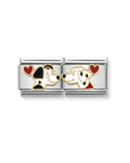 Lady & the Tramp doggies charm set