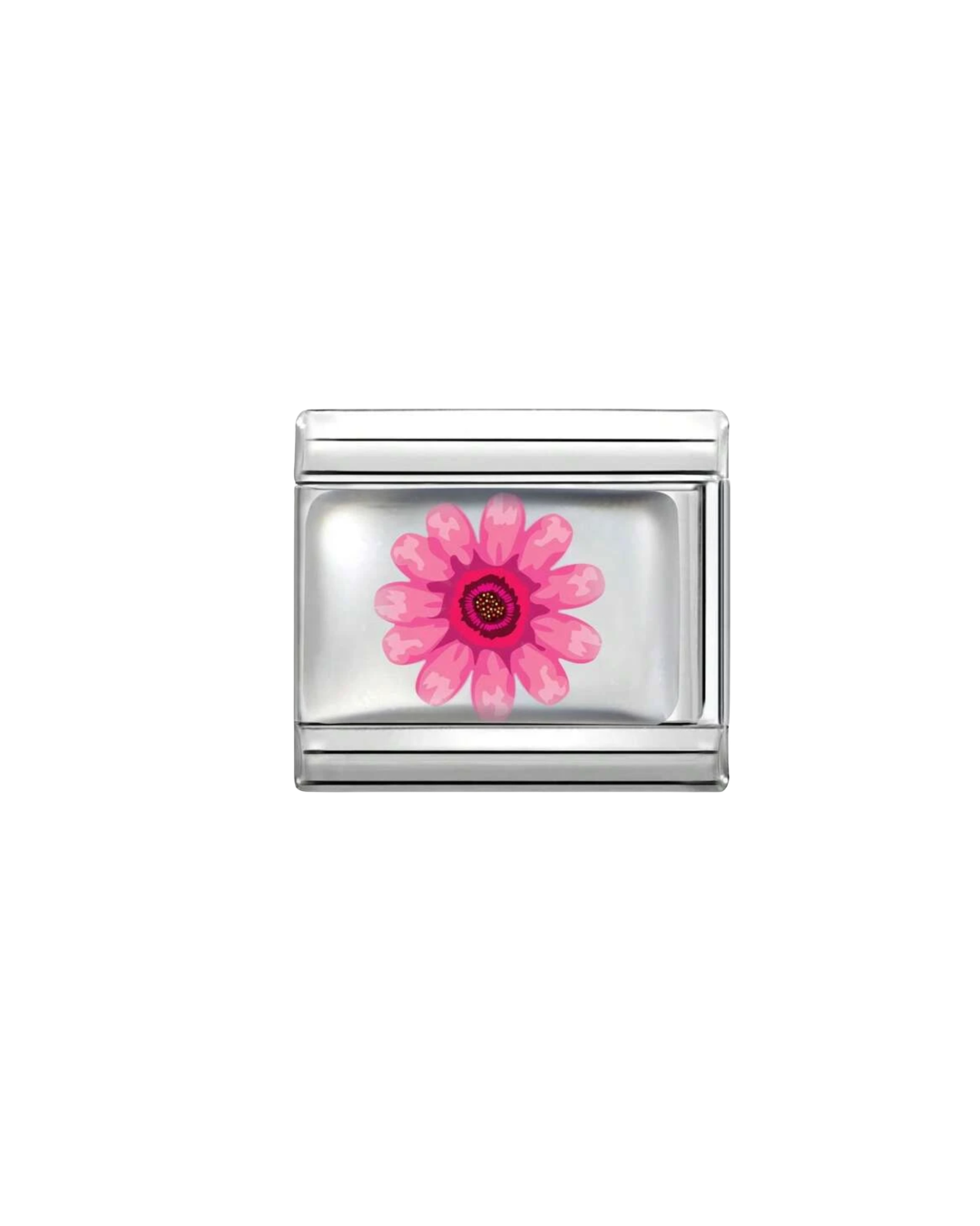 Pink daisy Charm