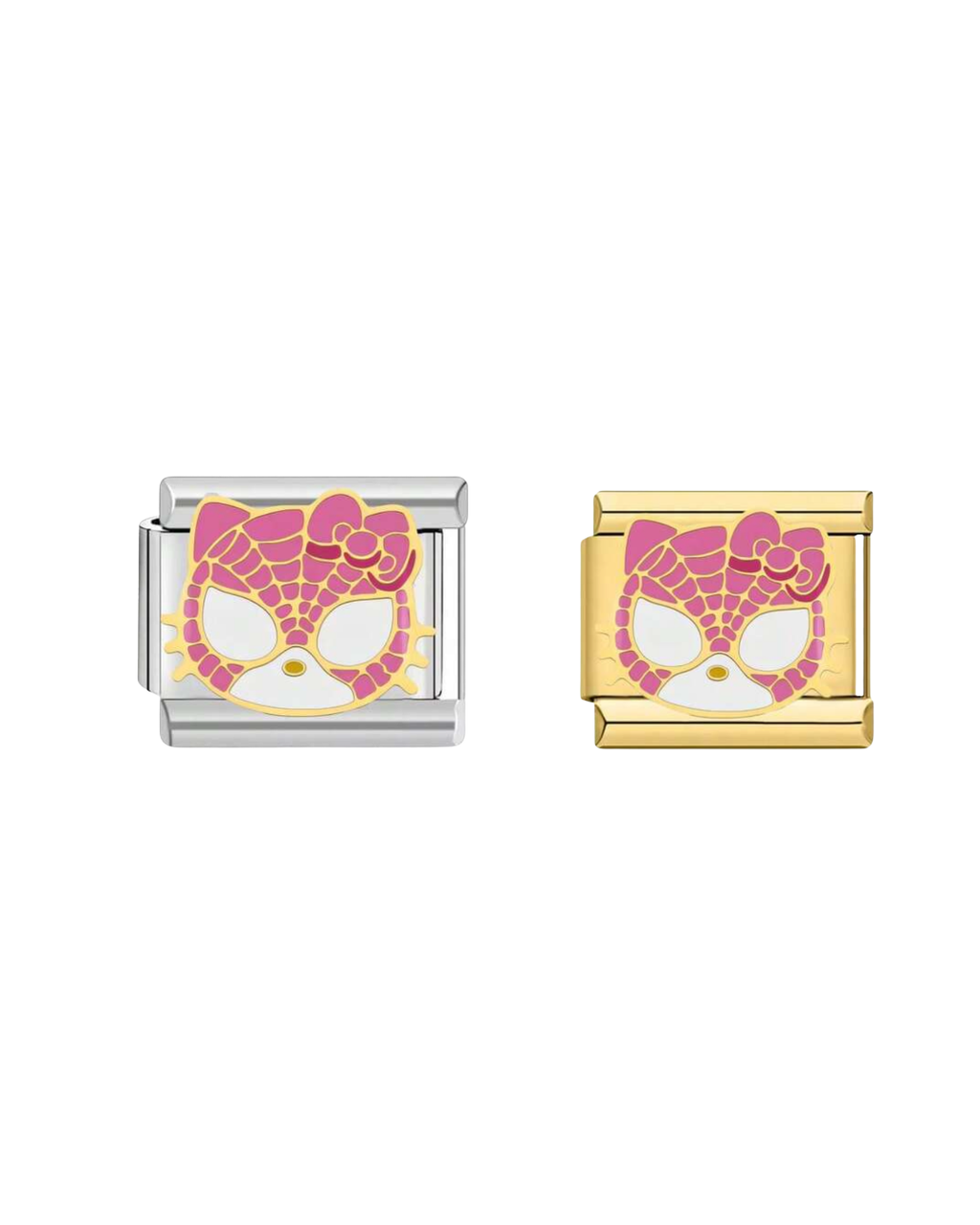 Hello spider kitty charm