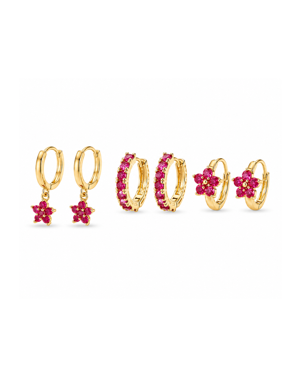 Flora huggie set