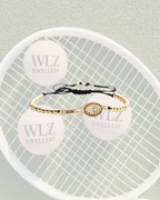 Tennis racket bracelet