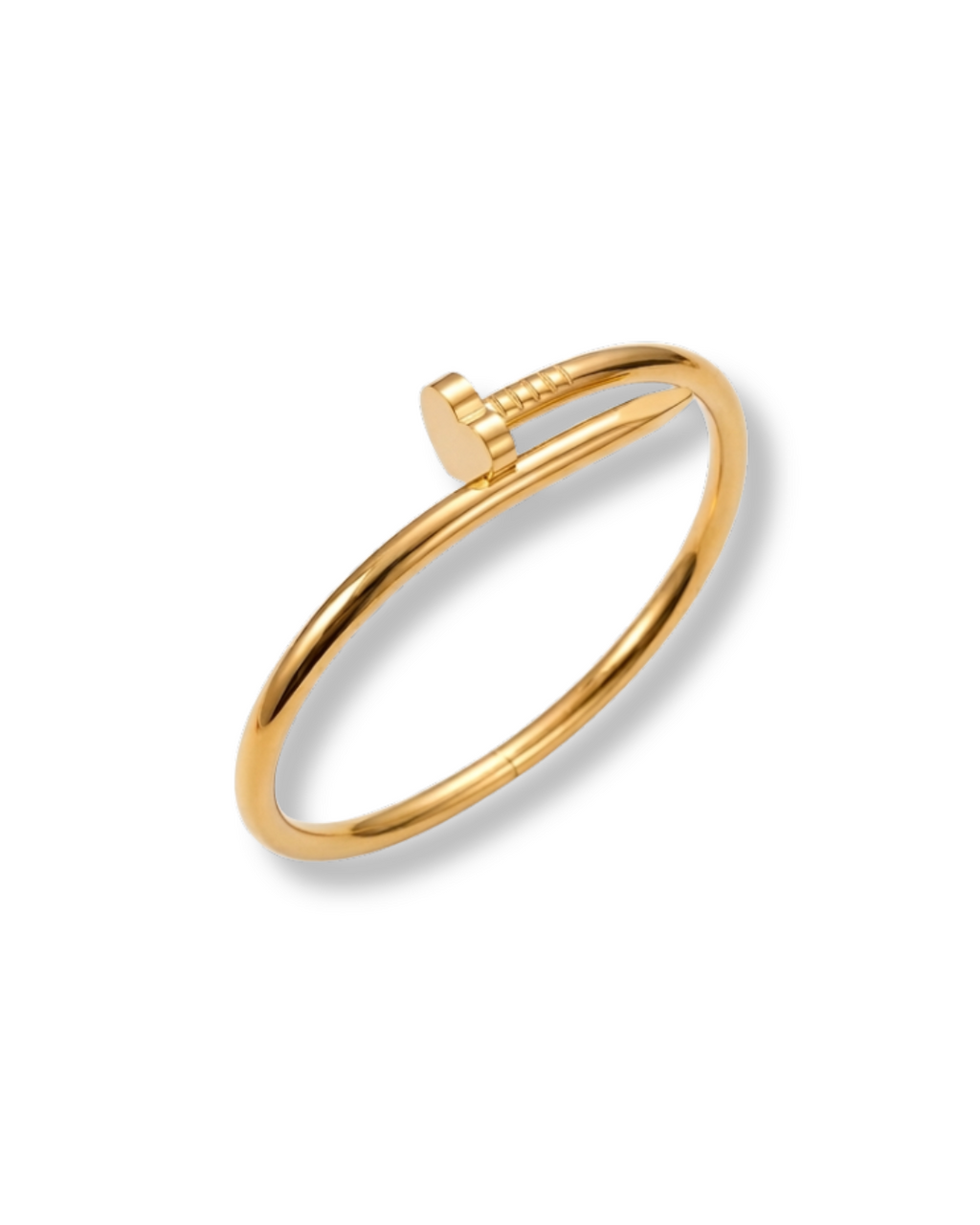 Heart nail cuff gold